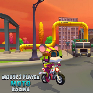 Mouse 2 Player Moto Racing